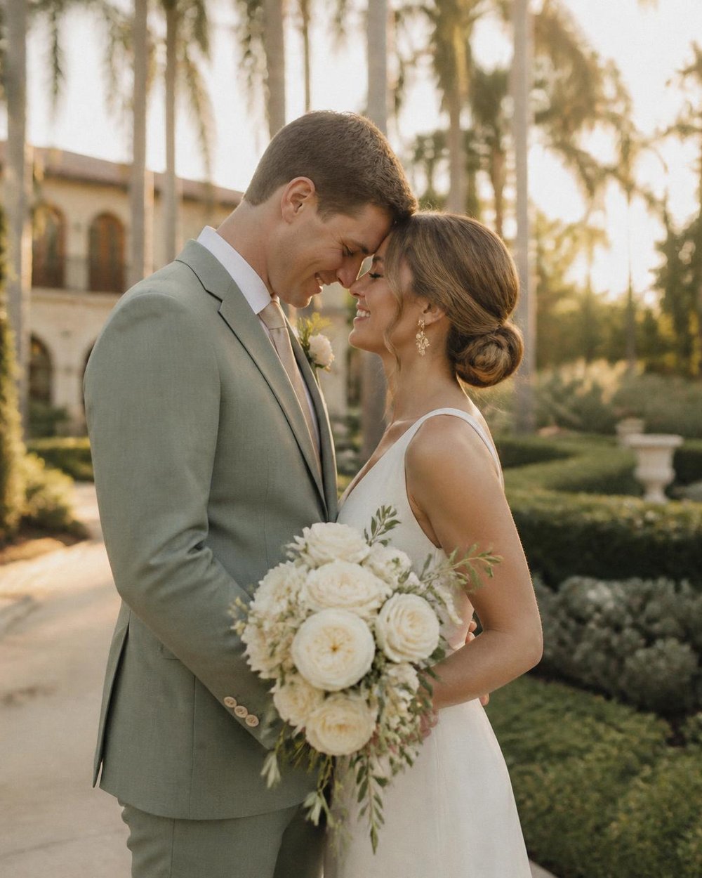 Emma & Will on their wedding day